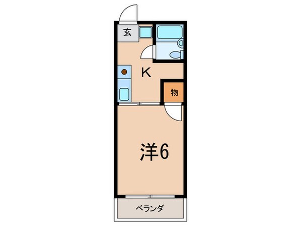 ニューハイツの物件間取画像